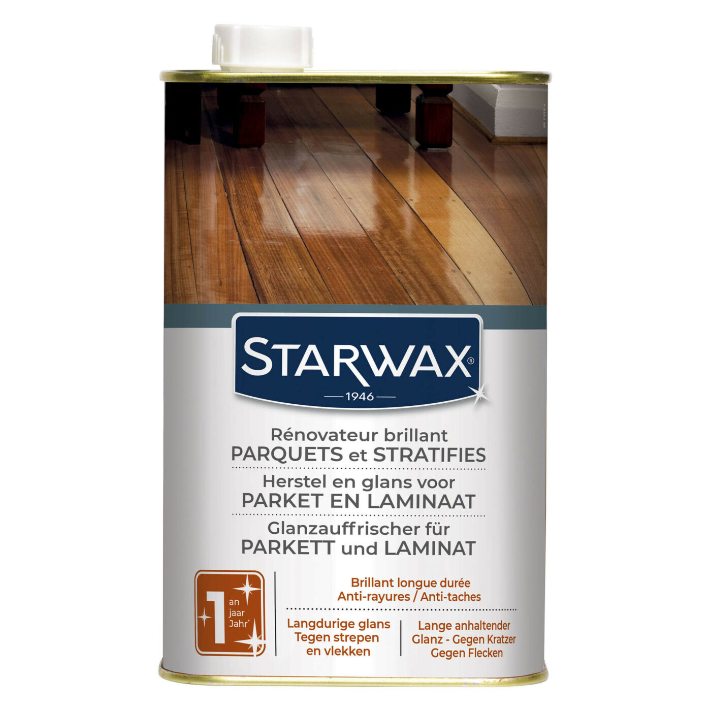 Starwax - Rénovateur brillant protecteur pour parquets et sols stratifiés