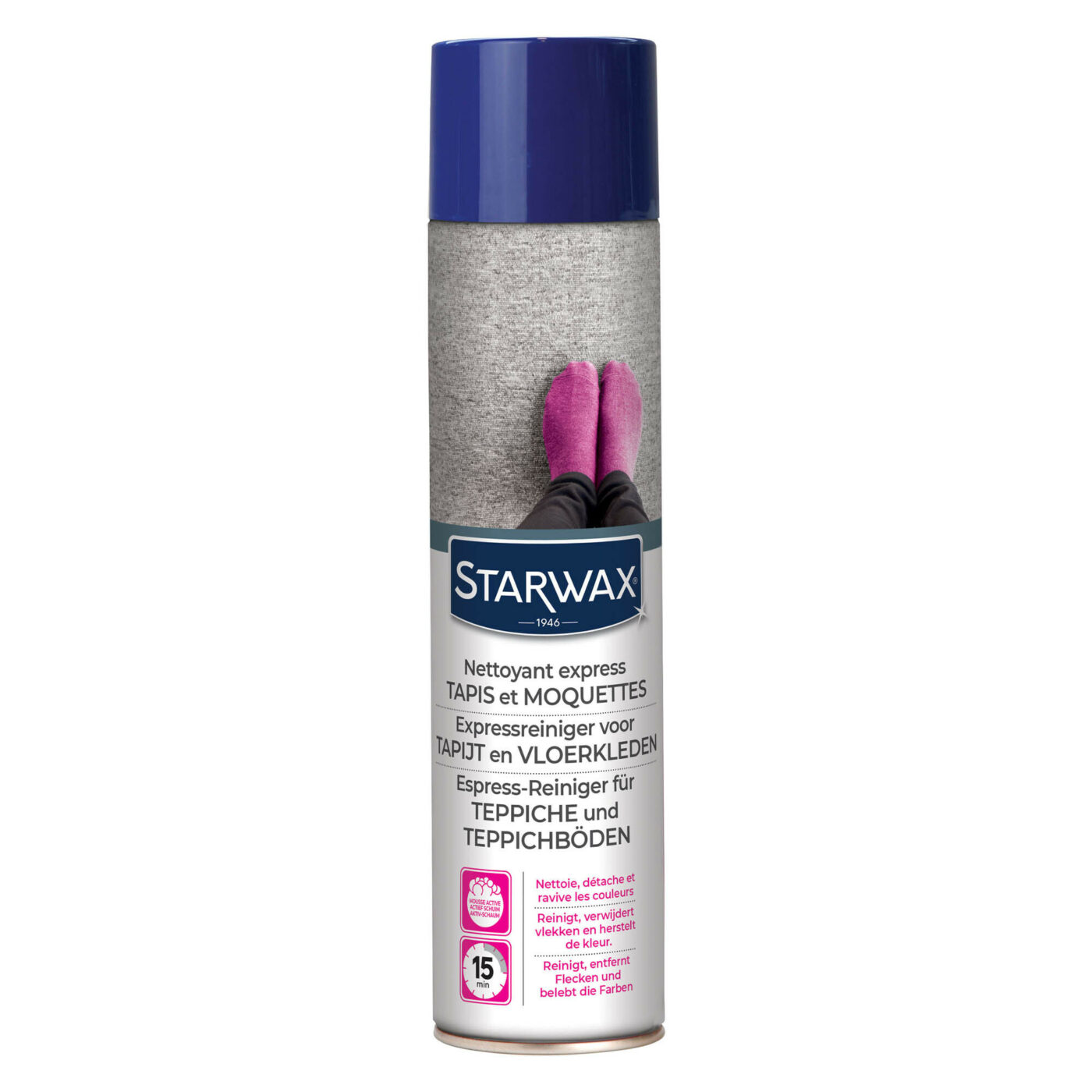 Starwax - Nettoyant express pour tapis et moquettes