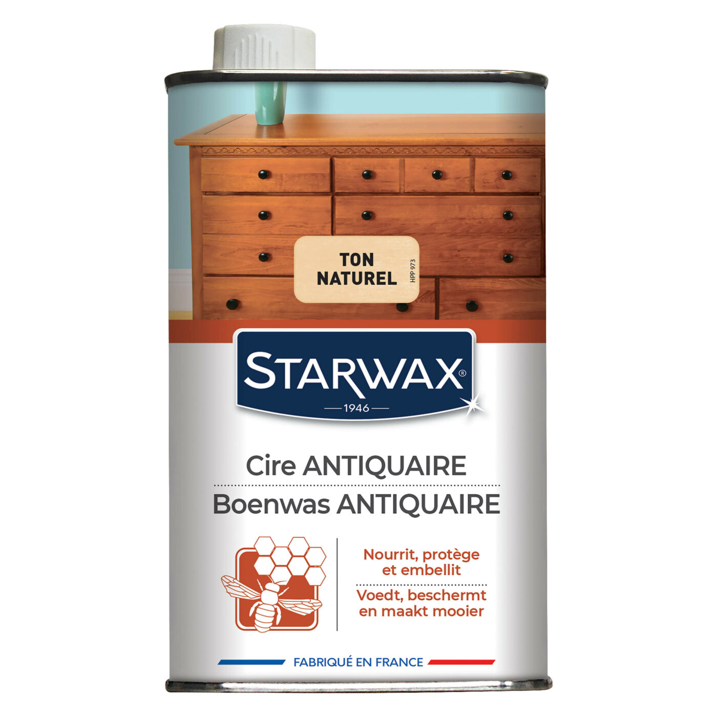 Starwax - Cire antiquaire liquide pour bois cirés