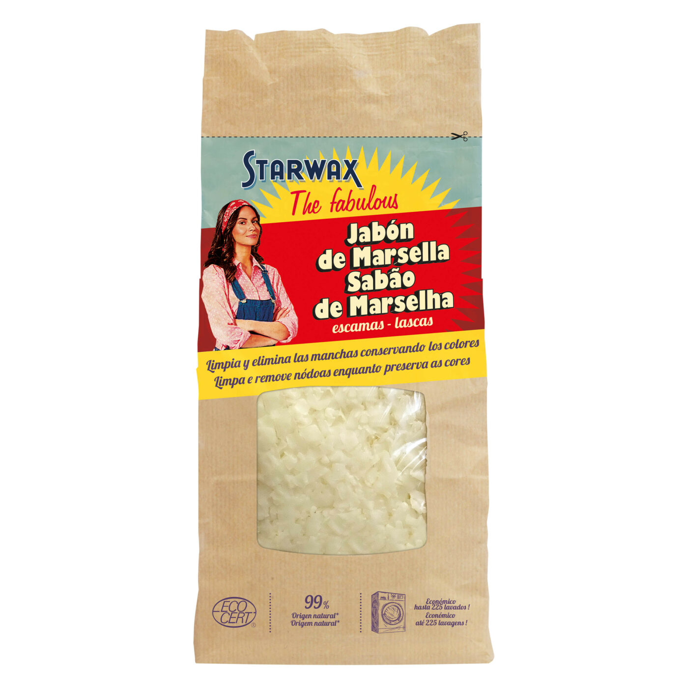 Starwax - Scaglie di sapone di Marsiglia 750g